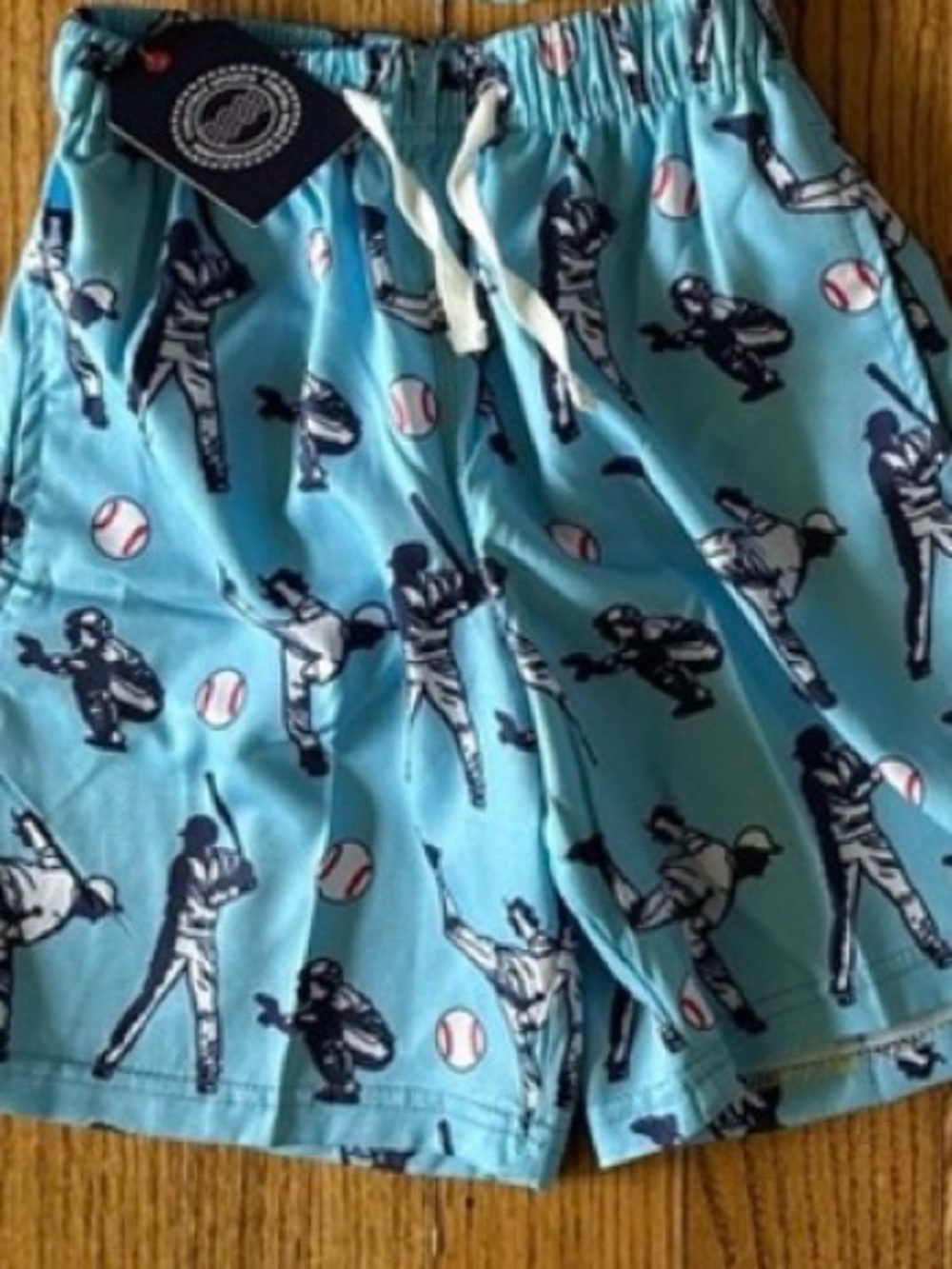 Chalk Talk Baseball Boys Swim Shorts YL